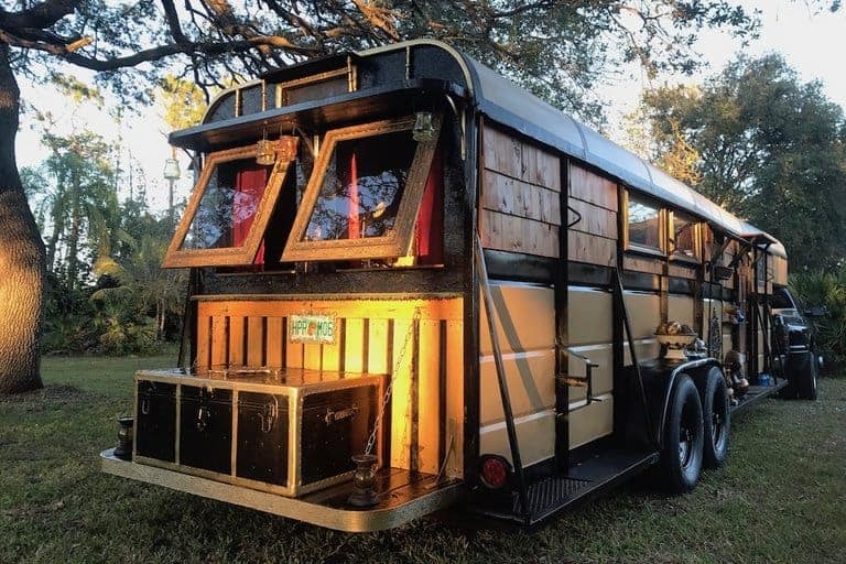 artful horse trailer conversion