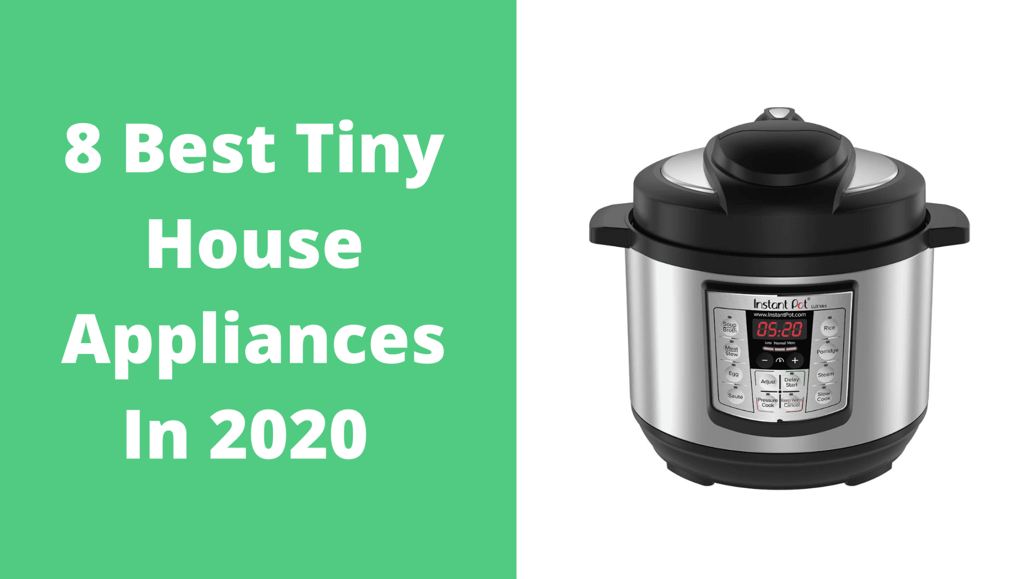 8 Best Tiny House Appliances in 2020