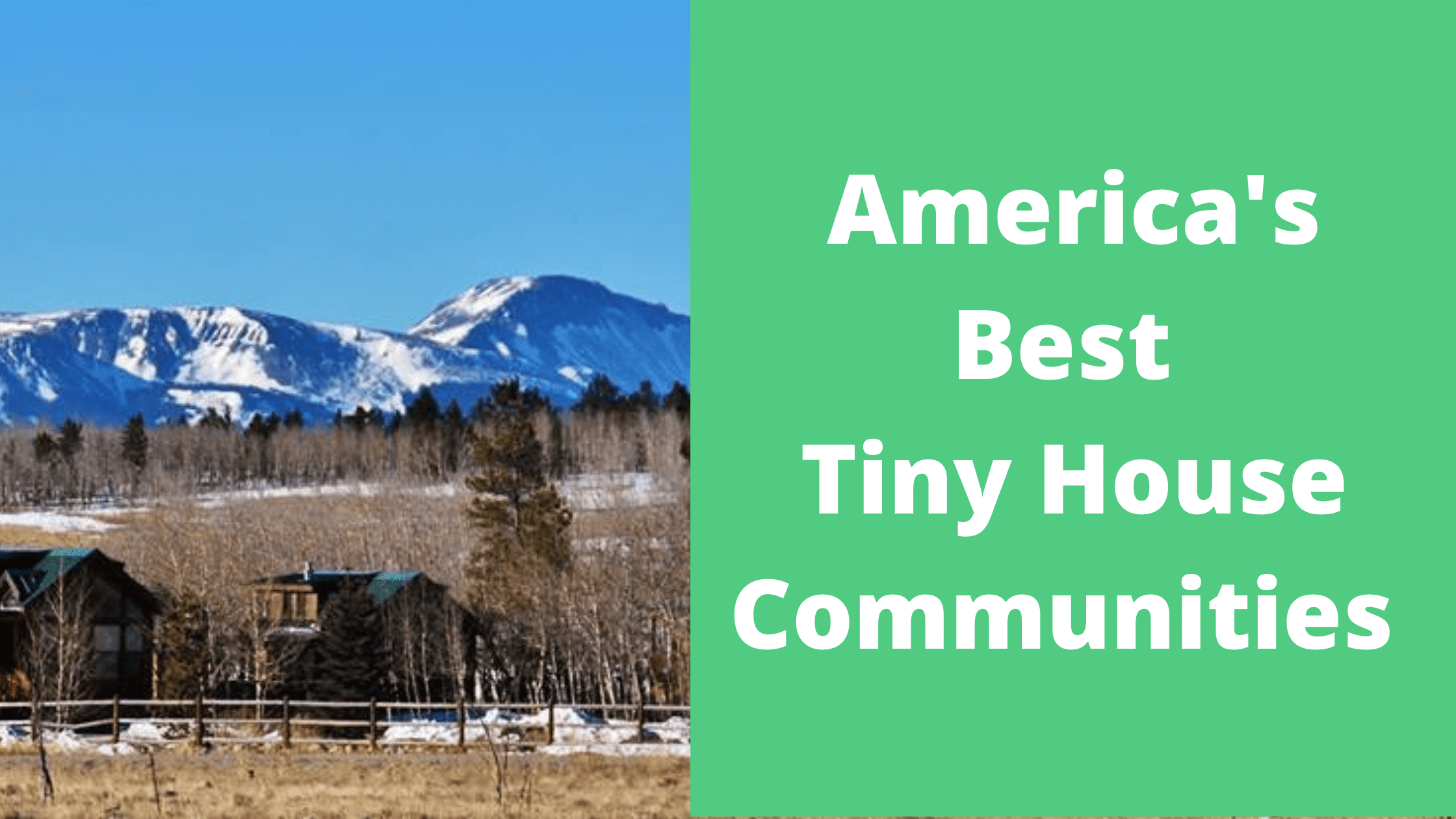 Tiny House Communities